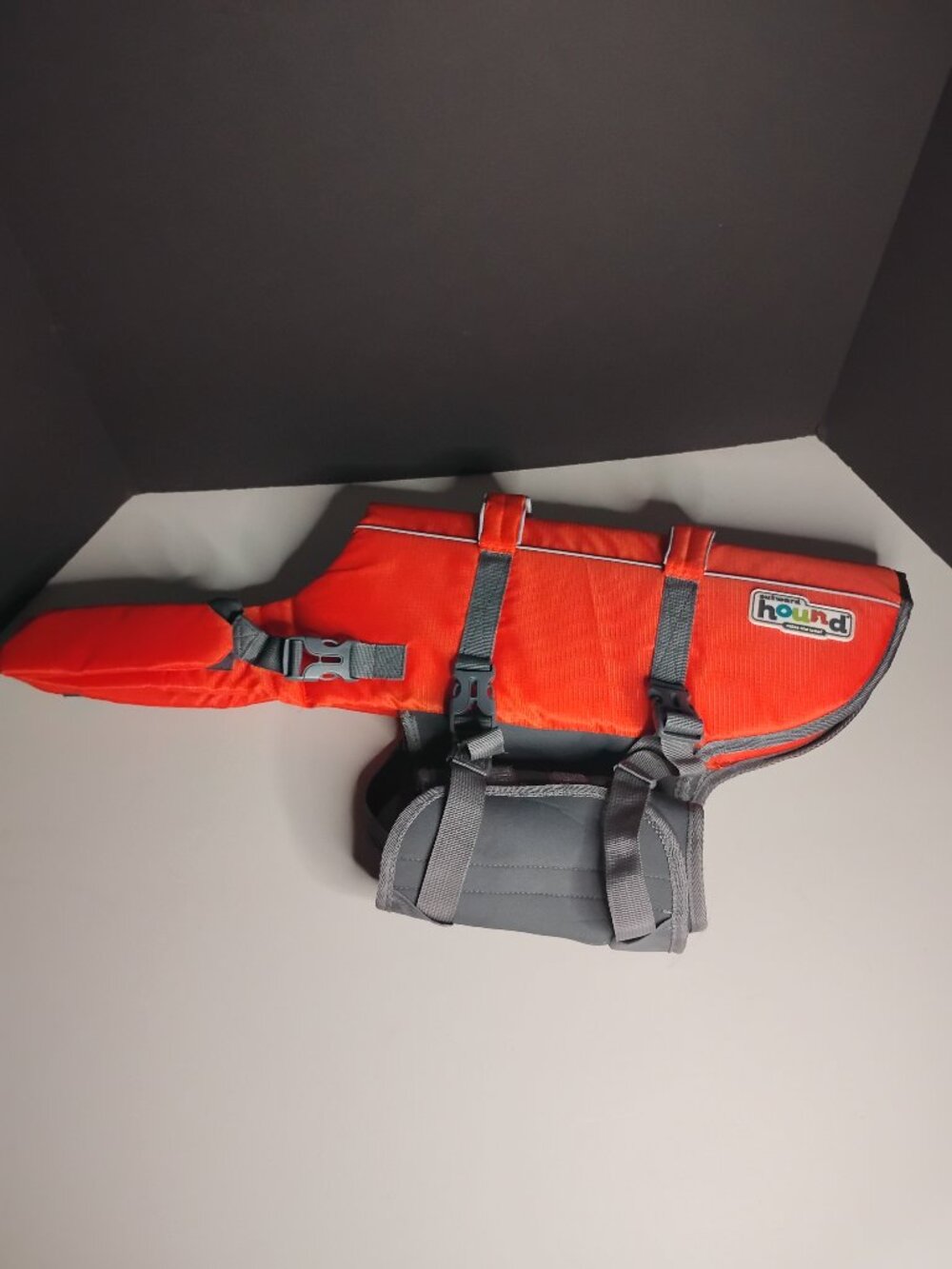 Outward Hound Granby Splash Orange Dog Life Jacket, Large